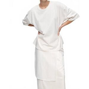 NEW MARLE austin tee in oat